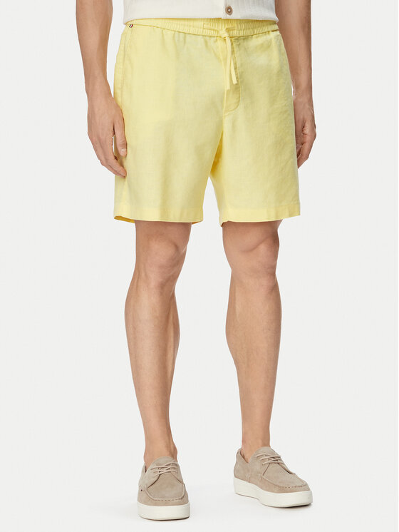 Tommy Hilfiger Szövet rövidnadrág Dover MW0MW44353 Világossárga Regular Fit