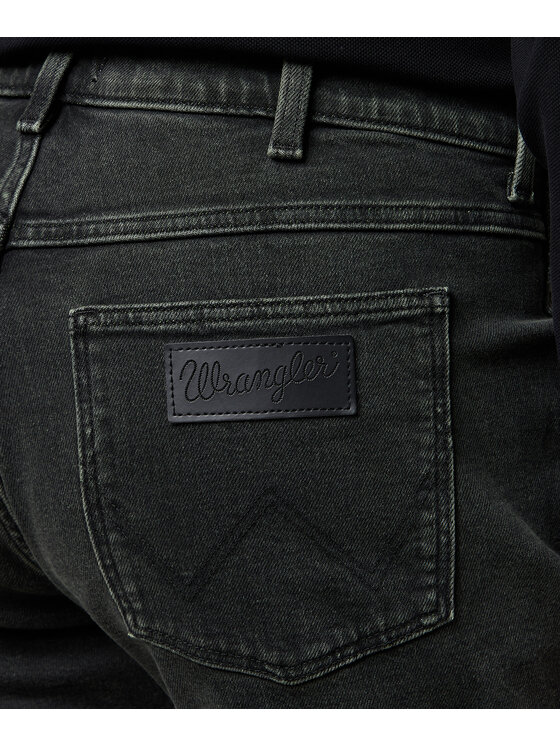 Wrangler Wrangler Jeansy 112371376 Czarny Straight Leg