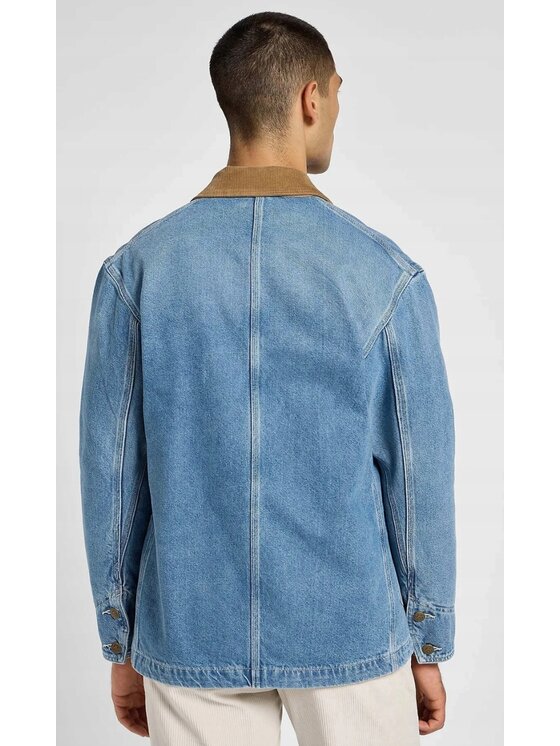 Lee Lee Kurtka przejściowa Loose Loco Jacket Niebieski Loose Fit