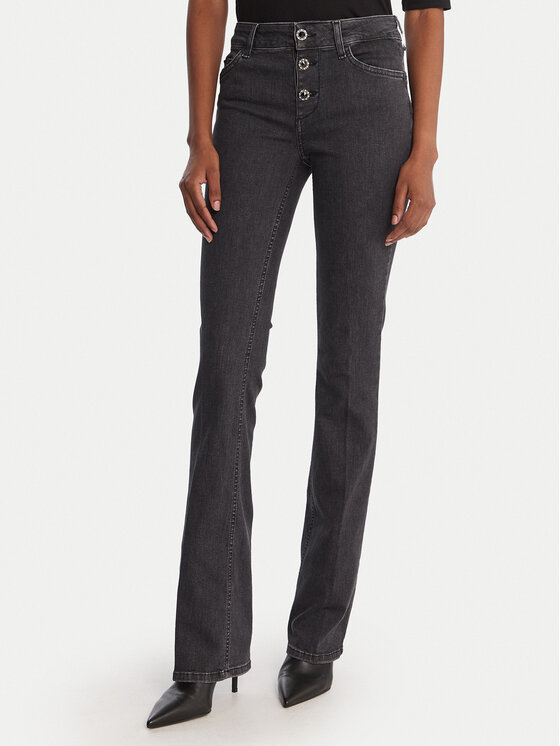 Liu Jo Liu Jo Jeansy UF5025 D4646 Šedá Bootcut Fit
