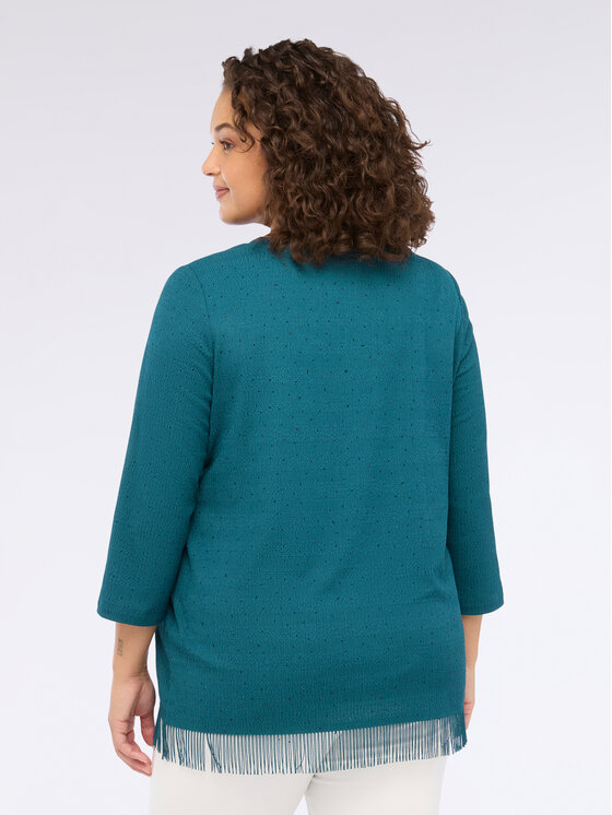 Fiorella Rubino Fiorella Rubino T-shirt G070L008687N024 Turchese Regular Fit