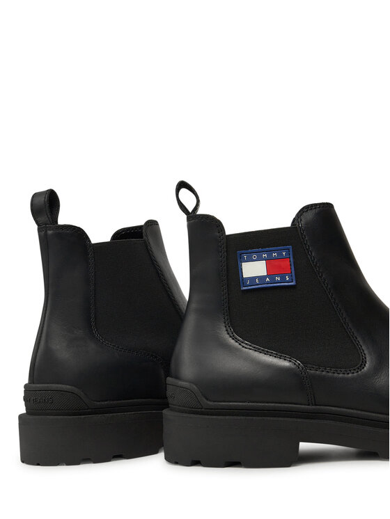 Tommy Jeans Tommy Jeans Боти тип челси EM0EM01448 Черен