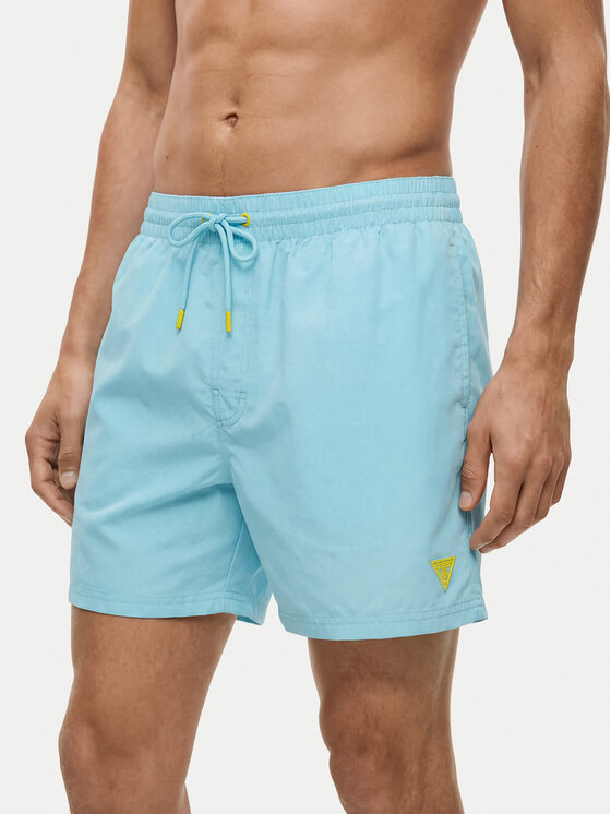 Guess Plavecké šortky F6GT25 WG282 SHORT Svetlo modrá Regular Fit