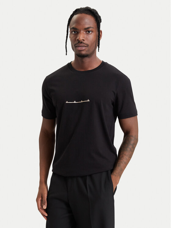 HUGO HUGO T-shirt Datri  50568118 Crna Regular Fit