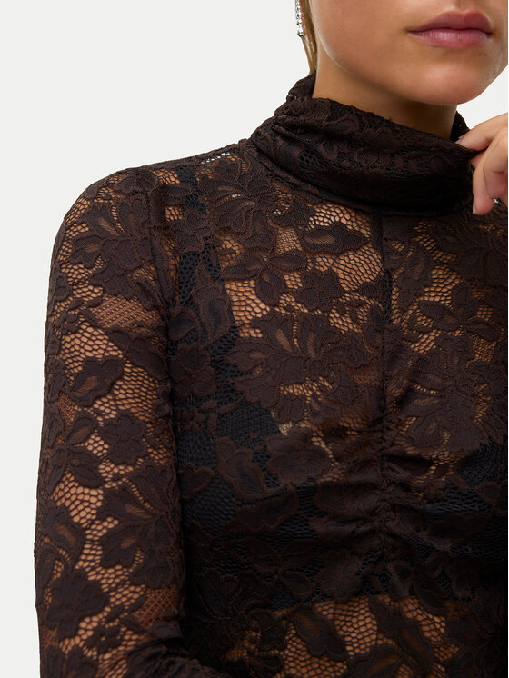 Vero Moda Vero Moda Блузка Neline 10335562 Коричневий Slim Fit