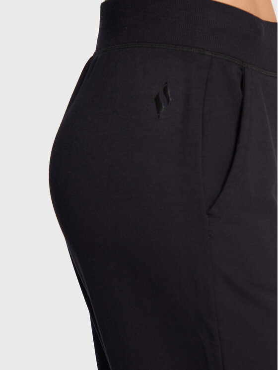 Skechers Skechers Pantaloni da tuta Restful W03PT49 Nero Relaxed Fit