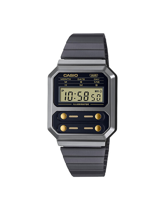 Casio Casio Laikrodis Vintage A100WEGG-1A2EF Pilka