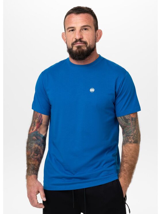 PITBULL PITBULL T-Shirt SCOTT Niebieski Regular Fit