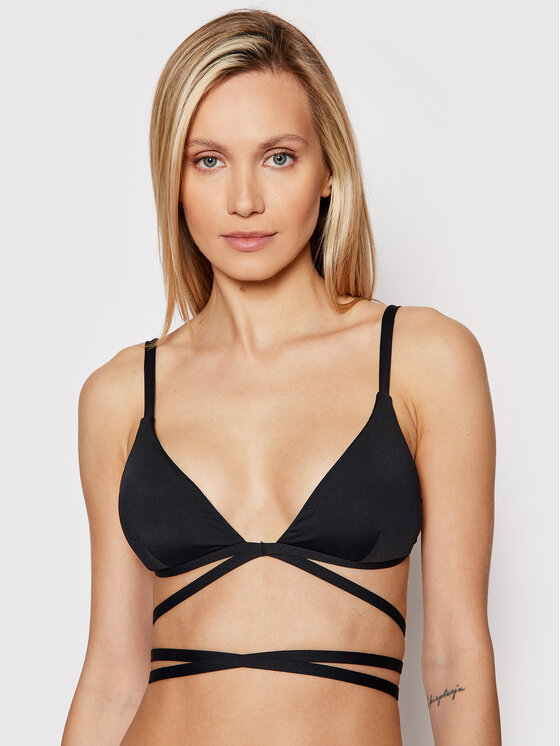 Seafolly Seafolly Bikini ülemine osa Wrap Around 31385-942 Must