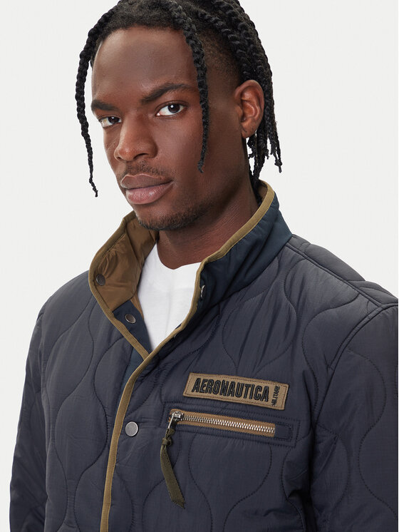 Aeronautica Militare Aeronautica Militare Kevad-sügis jope 252AB3009UCT04211 Tumesinine Regular Fit