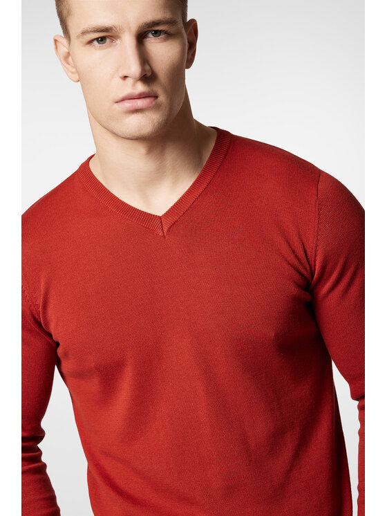 Próchnik Próchnik Sweter PM6 SW073223000121 Miedziany Regular Fit