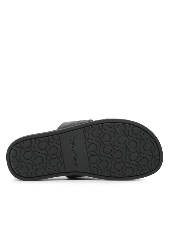 Calvin Klein Calvin Klein Nazouváky Ergo Slide - Hf Mono HW0HW01535 Černá