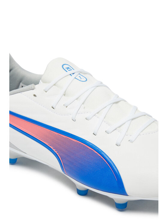 Puma Puma Ghete pentru fotbal King Match Fg/Ag 107863 Alb