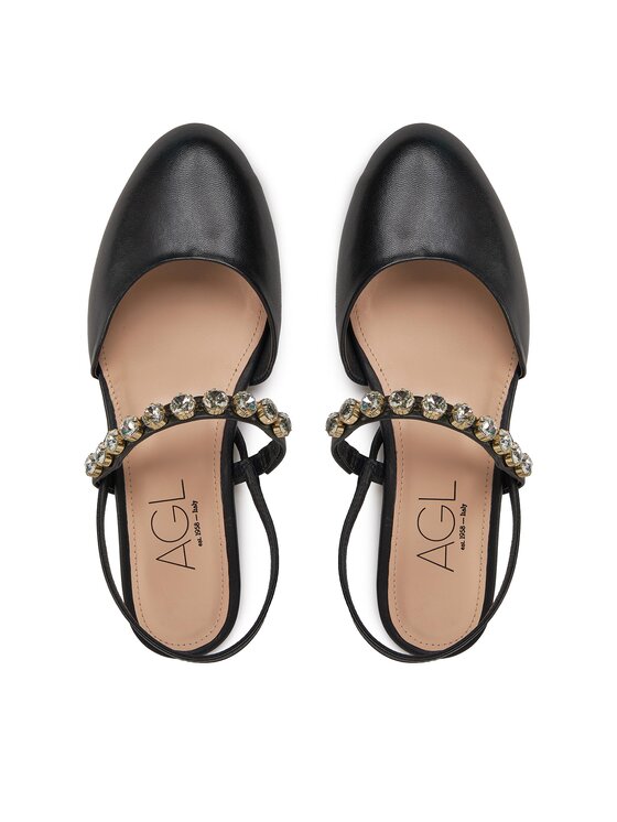 AGL AGL Sandale Milly D544018PCSOFTY0000 Negru