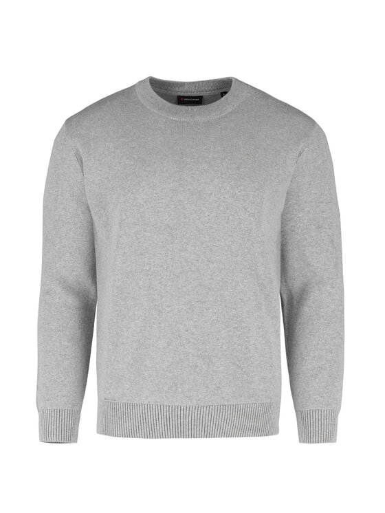 Volcano Volcano Sweter S-TODD Szary Regular Fit