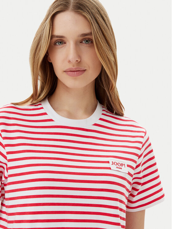JOOP! Jeans JOOP! Jeans T-Shirt Teele 30046131 Czerwony Regular Fit