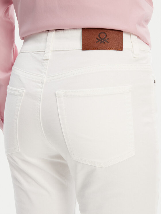 United Colors Of Benetton United Colors Of Benetton Джинси 46QRDE010 Écru Flare Fit
