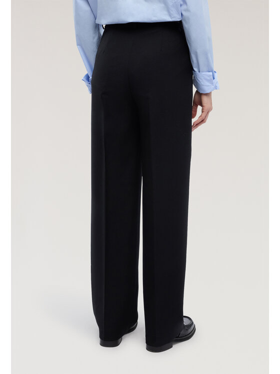 Trussardi Trussardi Pantaloni di tessuto P266A002345N033 Nero Over Fit