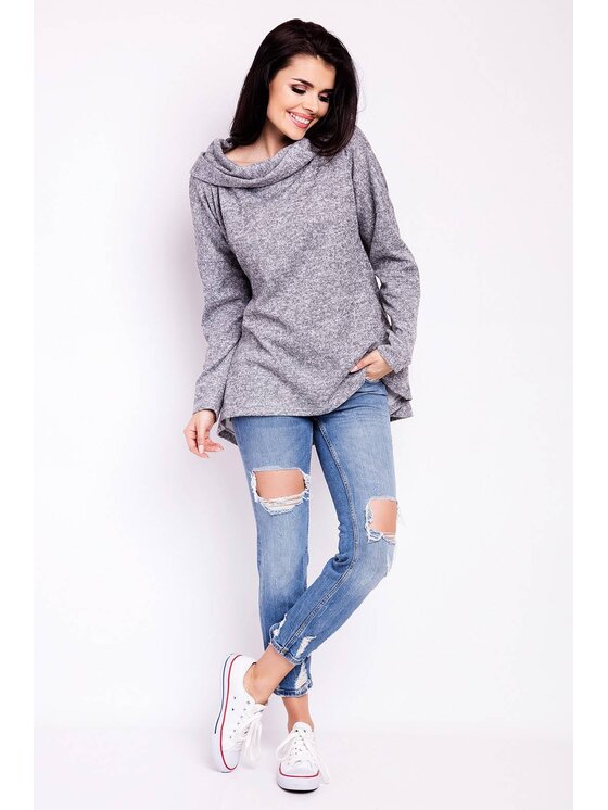 Infinite You Infinite You Mikina M119 Šedá Basic Fit