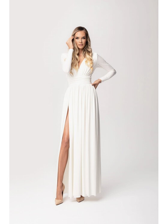 Aurora Aurora Sukienka wieczorowa Ślubna Adelle Biały Ladies Fit