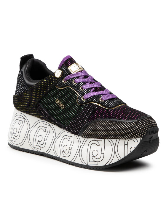 Liu Jo Sneakers Super Maxi Wonder 2 BA1085 PX164 Noir • Modivo.fr