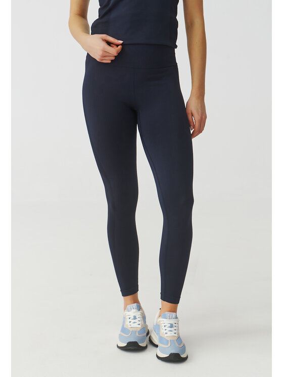 TATUUM TATUUM Kalhoty z materiálu KLEA Tmavomodrá Fitted Fit