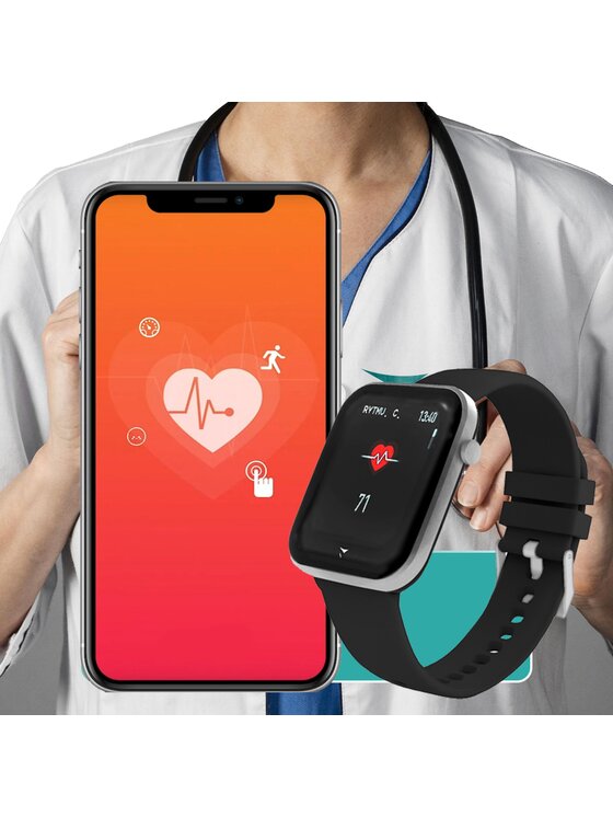 Techmade Techmade Zegarek 8099990144940 Czarny