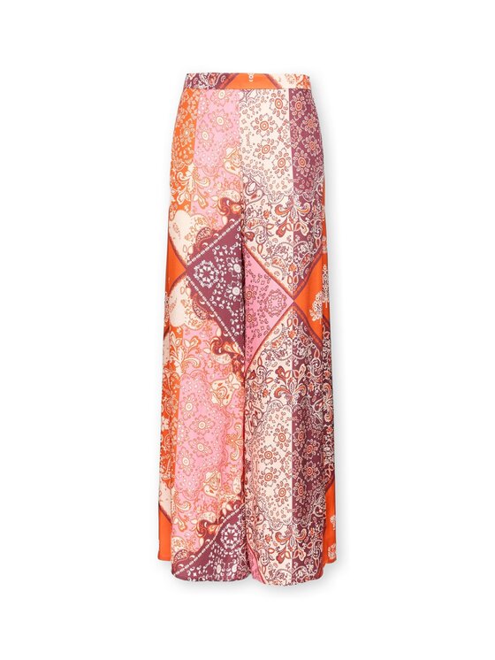 Elena Mirò Elena Mirò Pantaloni di tessuto P194P100486N001 Arancione Regular Fit