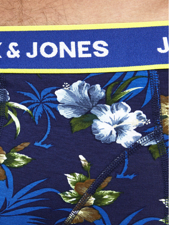 Jack&Jones Jack&Jones Komplet 3 par bokserek Flower 12171253 Kolorowy