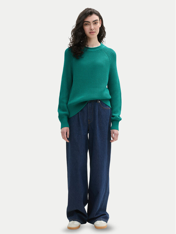 Tom Tailor Denim Tom Tailor Denim Megztinis 1043309 Žalia Regular Fit