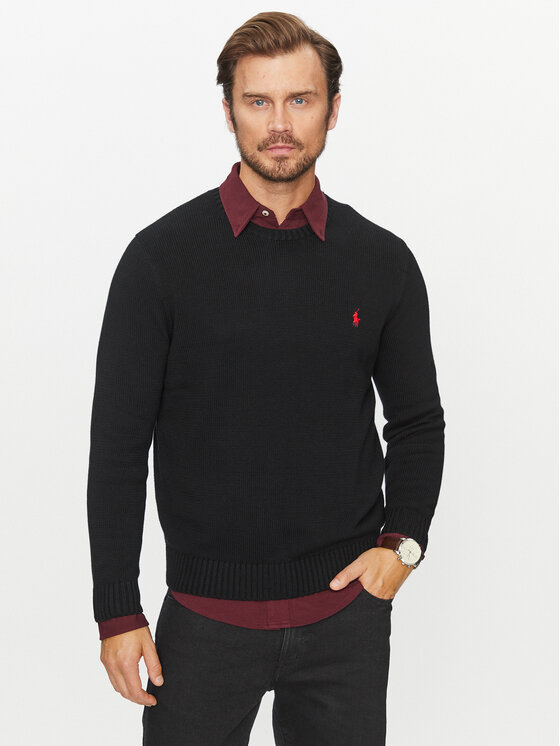 Pull ralph lauren noir sale