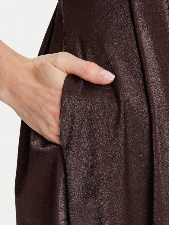 Rinascimento Rinascimento Kokteilikleit CFC0125066003 Pruun Regular Fit