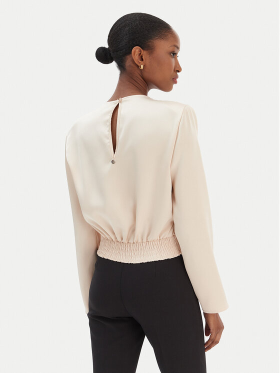 Rinascimento Rinascimento Blúzka CFC0126404003 Béžová Regular Fit