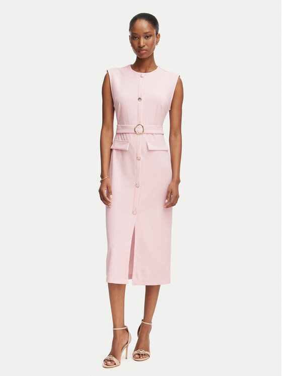 Rinascimento Rinascimento Coctailkleid CFC0020278002 Hellrosa Slim Fit