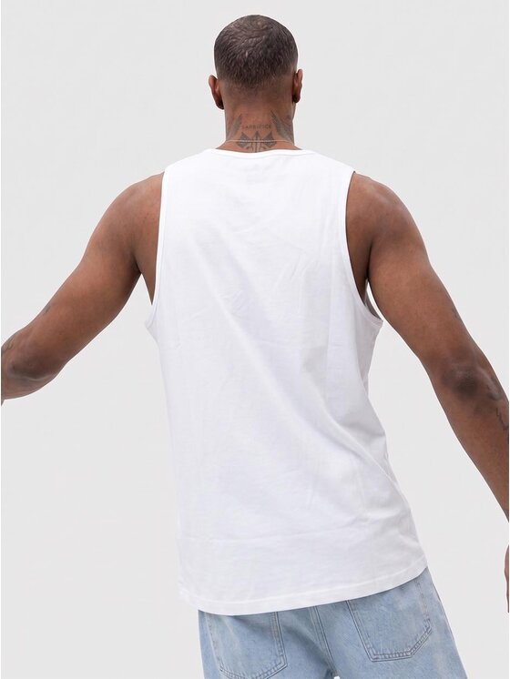 Jigga Wear Jigga Wear Tank top SPORT, NA SIŁOWNIE 132388 Biały Regular Fit