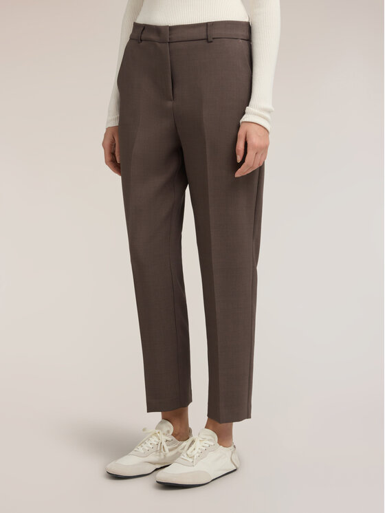 Motivi Motivi Pantaloni di tessuto P0AAQ005153N0F2 Marrone Regular Fit