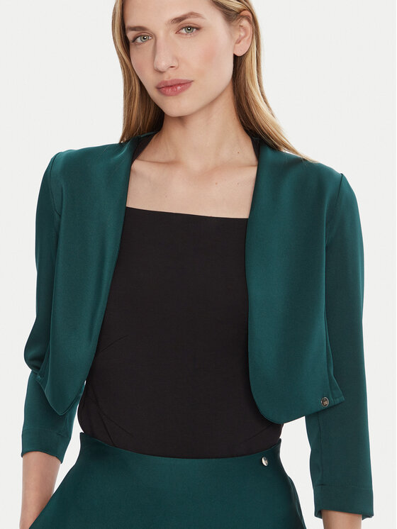 Rinascimento Rinascimento Bolerko CFC0125060003 Zielony Regular Fit