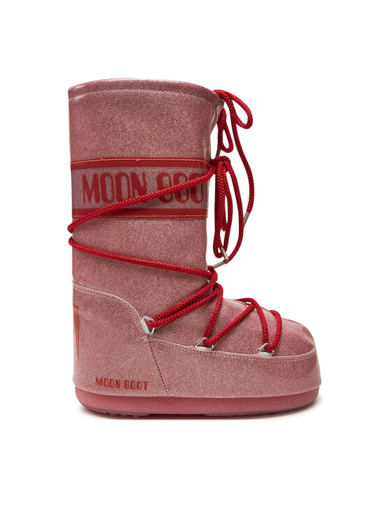 Moon Boot Snehule Icon Junior Glitter 80D3400290 Ružová