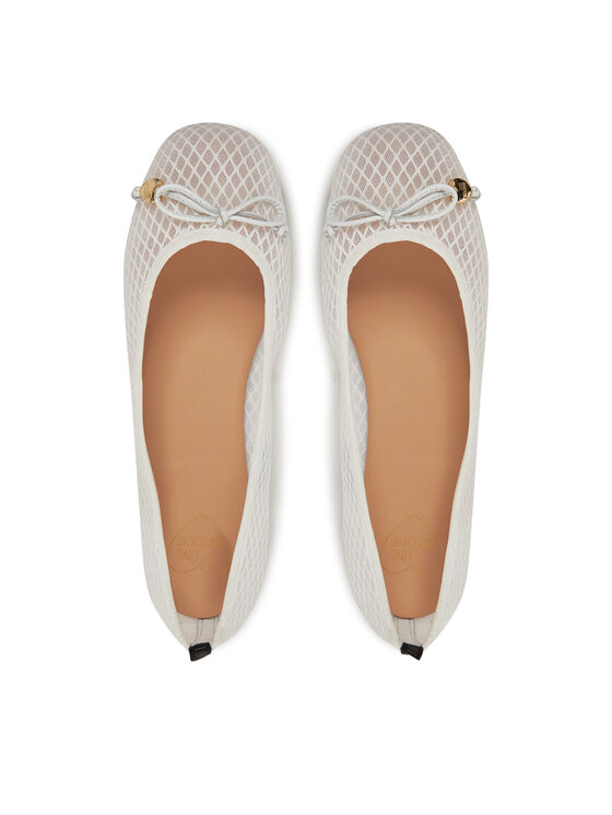 LOVE MOSCHINO LOVE MOSCHINO Baleriny JA11051G0MIQ0100 Biały