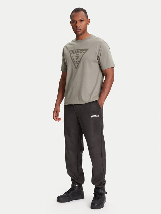 Guess Guess Marškinėliai Z4BI02 I3Z14 Žalia Regular Fit