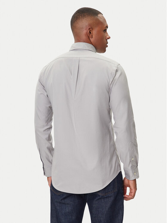 Polo Ralph Lauren Polo Ralph Lauren Cămașă 710P06688004 Gri Custom Fit