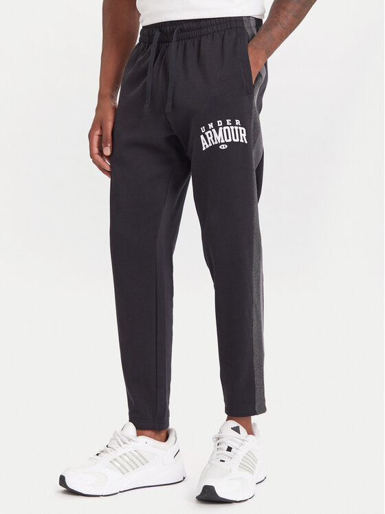 Under Armour Under Armour Pantaloni da tuta Ua Rival Fleece Colorblock 6003954 Nero Loose Fit