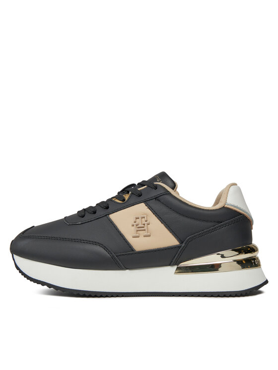 Tommy hilfiger zwarte online sneakers dames