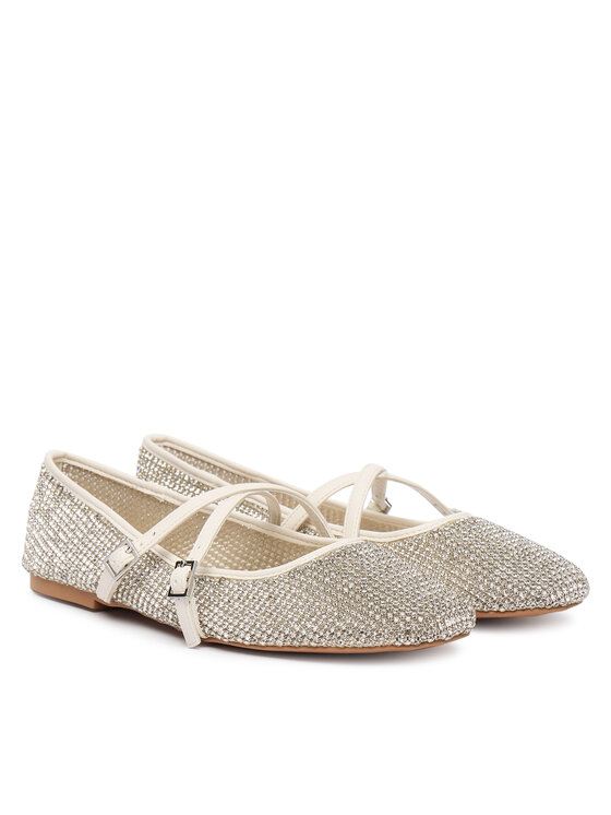 Steve Madden Steve Madden Baleriny Watchlist 11005277 Beżowy