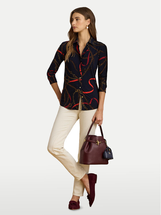LAUREN RALPH LAUREN LAUREN RALPH LAUREN Πουκάμισο 200P03716001 Σκούρο μπλε Regular Fit