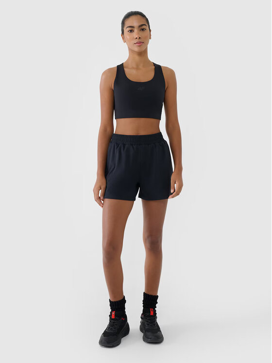 4F 4F Športové kraťasy 4FWMM00TFSHF1309-20S Čierna Regular Fit