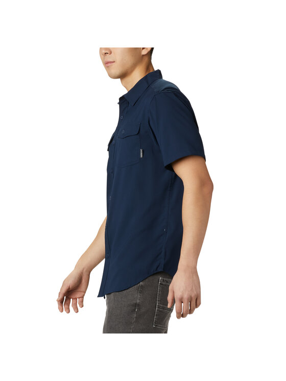Columbia Columbia Koszula Columbia Utilizer II Solid Short Sleeve Shirt Granatowy Regular Fit