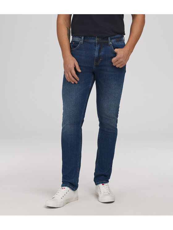 Lee Cooper Lee Cooper Jeansy JEANS M DENZEL 2287 DARK USED Niebieski Regular Fit