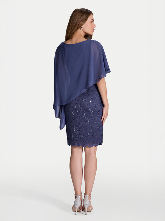Swing Swing Cocktail obleka 77760410 Modra Regular Fit