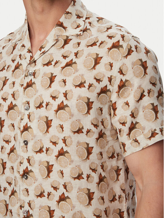 Bugatti Bugatti Košulja 9253-18908E Svijetlo bež Regular Fit